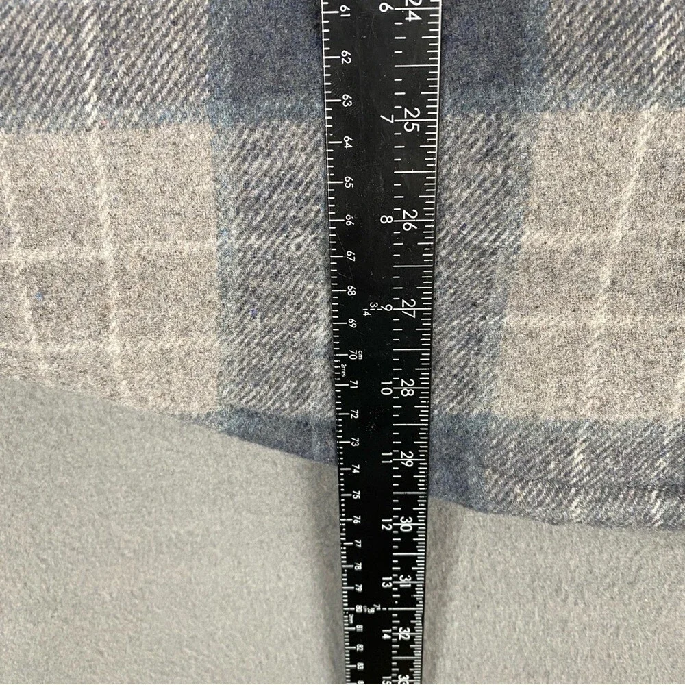 Jachs Wool Blend Shacket Mens M Plaid Flannel Sherpa Lined‎ Heavyweight